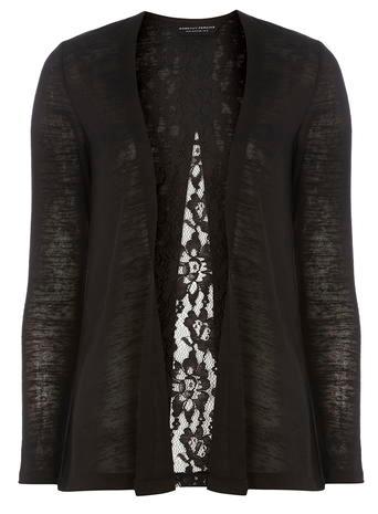 Dorothy Perkins Black Lace Back Cardigan