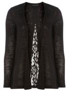 Dorothy Perkins Black Lace Back Cardigan