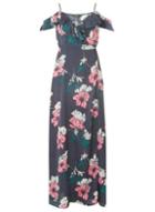 Dorothy Perkins *only Navy Floral Print Maxi Dress