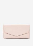 Dorothy Perkins Pale Pink Metal Bar Clutch Bag