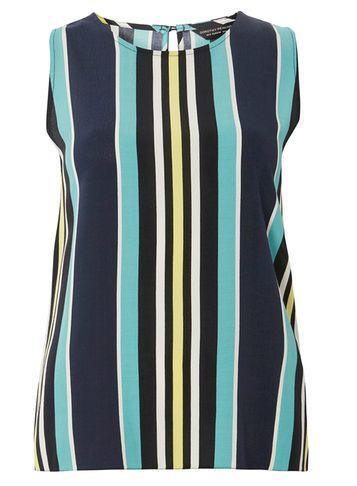 Dorothy Perkins Multi Stripe Zip Top
