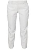 Dorothy Perkins Petite Ivory And Grey Textured Trousers