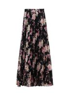 Dorothy Perkins *jolie Moi Black Floral Print Maxi Skirt