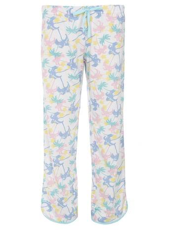 Dorothy Perkins Cream Palm Print Pyjama Bottoms