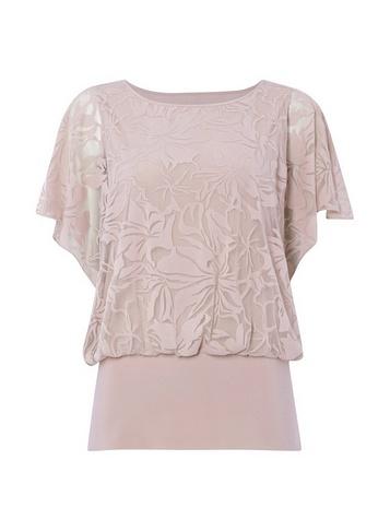 *roman Originals Pink Double Layer Top