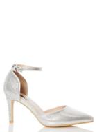 Dorothy Perkins *wide Fit Shimmer Diamante Court Heels