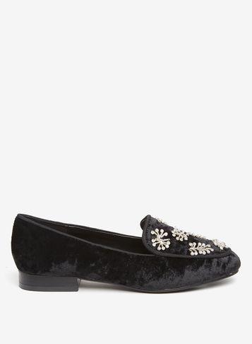 Dorothy Perkins Black 'linzi' Embellished Loafers