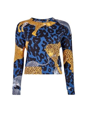 *lola Skye Multi Colour Animal Print Sweatshirt