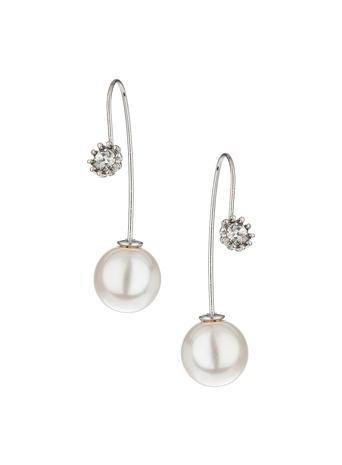 Dorothy Perkins Pearl Loop Through Earrings