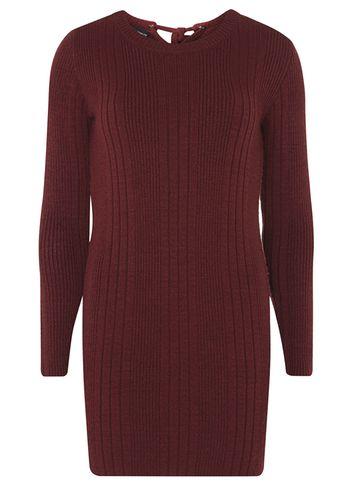 Dorothy Perkins Raspberry Tie Back Knitted Tunic