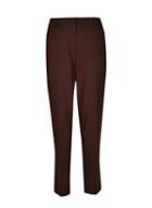 Dorothy Perkins Chocolate Ankle Grazer Trousers