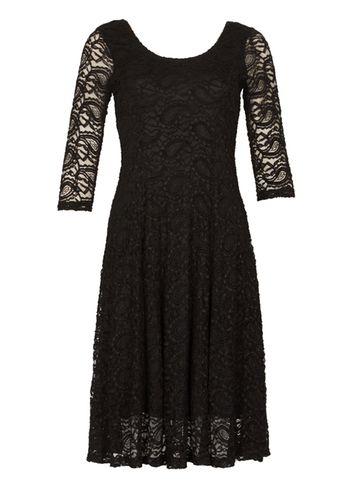 Dorothy Perkins *izabel London Black Lace Skater Dress