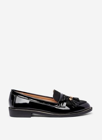 Dorothy Perkins Black Landmark Loafers