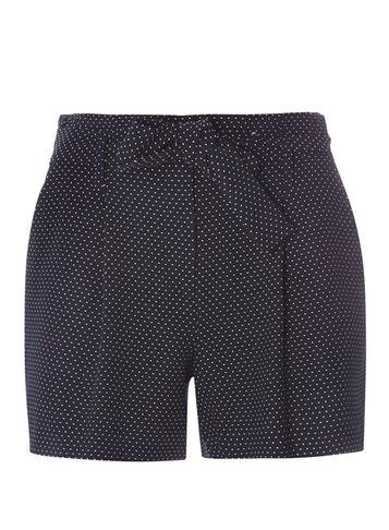 Dorothy Perkins Navy Spot Tie Waist Shorts