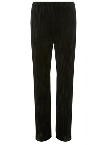 Dorothy Perkins Black Plisse Palazzo Trousers