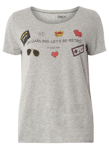 Dorothy Perkins *only Grey City T-shirt