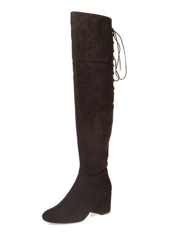Dorothy Perkins Black 'kippy' Lace Back Boots