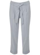 Dorothy Perkins Petite Chambray Striped Trousers