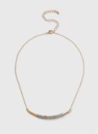 Dorothy Perkins Gold Chain Wrap Bar Necklace
