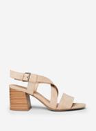 Dorothy Perkins Nude Beamer Crossover Sandals