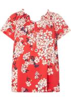 Dorothy Perkins Dp Curve Red Blossom Gypsy Top