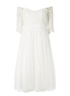 *showcase White Bonita Bridal Bardot Dress