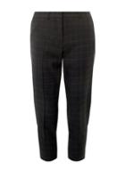 Dorothy Perkins Petite Grey And Pink Check Ankle Grazer Trousers
