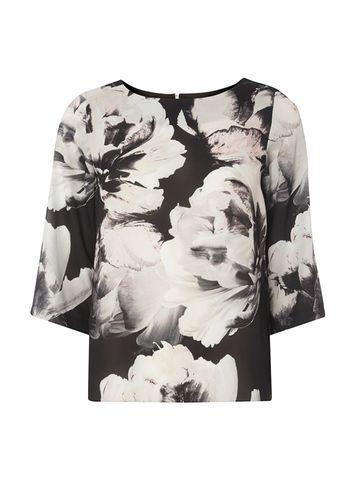 Dorothy Perkins Black Floral Print Top