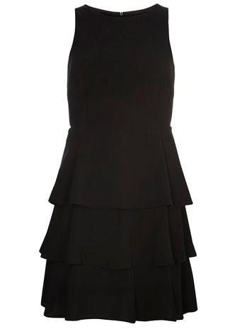 Dorothy Perkins Black Fit And Flare Dress