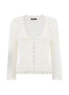 Dorothy Perkins *roman Originals Ivory Crochet Shrug