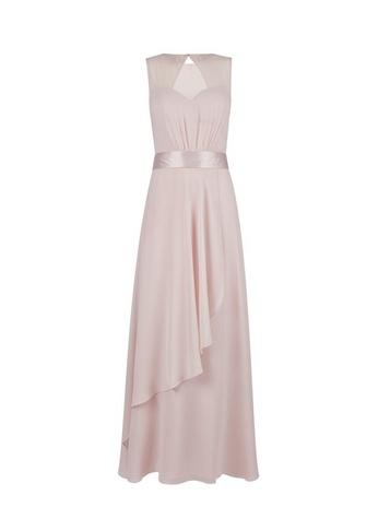 *showcase Blush Mirella Mesh Maxi Dress