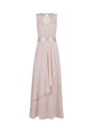 *showcase Blush Mirella Mesh Maxi Dress