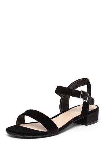 Dorothy Perkins Black 'freddie' Velvet Sandal