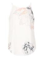 Dorothy Perkins *izabel London White Floral Print Camisole Top