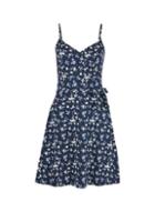 Dorothy Perkins Navy Ditsy Wrap Dress