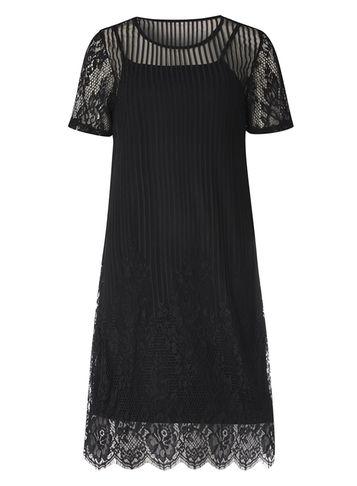 Dorothy Perkins *vila Navy Lace Shift Dress