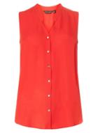 Dorothy Perkins Red Sleeveless Shirt