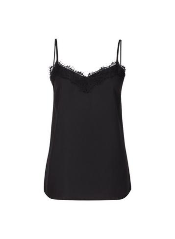 Dorothy Perkins Black Lace Mix Camisole Top