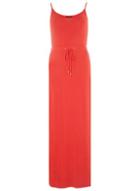 Dorothy Perkins Dark Coral Strappy Maxi Dress