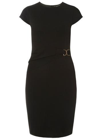 Dorothy Perkins *black Hardware Pencil Dress