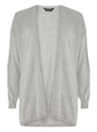 Dorothy Perkins Grey Knitted Cocoon Cardigan
