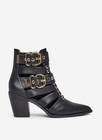 *lola Skye Black 'luna' Ankle Boots