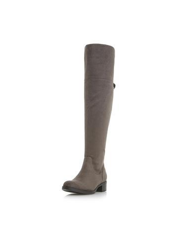 Dorothy Perkins *head Over Heels By Dune Grey 'tullulah' Flat Boots