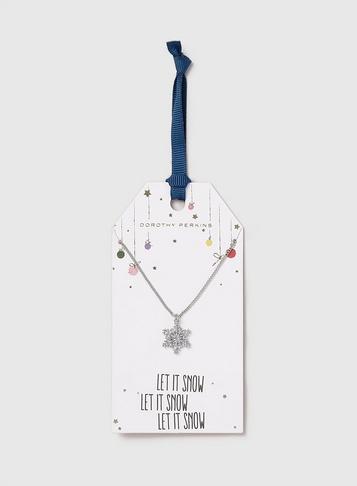 Dorothy Perkins Snow Flake Ditsy Necklace