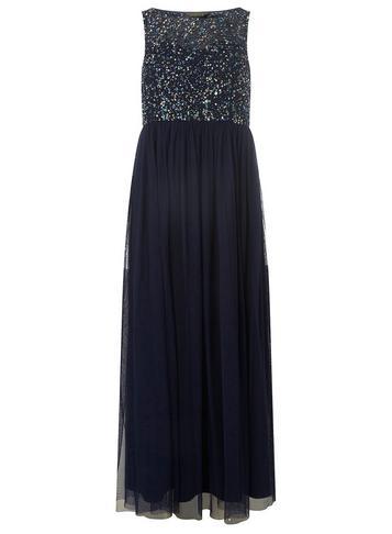 Dorothy Perkins *showcase Petite Navy 'harper' Dress