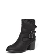 Dorothy Perkins 'aliie' Black Fur Lined Ankle Boots
