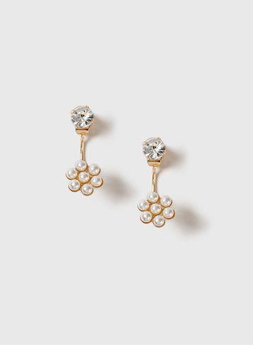 Dorothy Perkins Pearl Flower Earrings