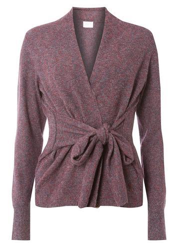 Dorothy Perkins *vila Burgundy Knitted Cardigan