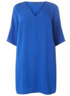 Dorothy Perkins *dp Curve Cobalt V-neck Shift Dress