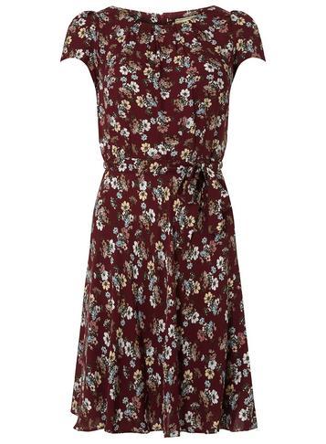 Dorothy Perkins *billie & Blossom Petite Mulberry Floral Dress